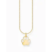 Thomas Sabo KE2266-427-14-L45V Gold-plated chain w. paw pendant 