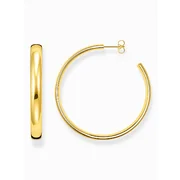 Thomas Sabo CR641-413-39 Gold-plated hoop earrings Chunky 50 mm 
