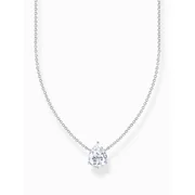 Thomas Sabo KE2213-051-14-L45V Silver necklace w. white drop pendant 