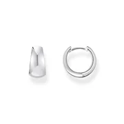 Thomas Sabo CR740-001-21 Bold - Silver Trapeze Hoop Earrings 12 mm Ladies