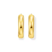 Thomas Sabo CR739-413-39 Bold - Gold-plated Chunky Hoop Earrings 34,2 mm Ladies