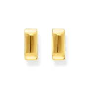 Thomas Sabo CR743-413-39 Bold - Gold-plated Square Hoop Earrings 13,4 mm Ladies