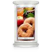 Kringle Candle Apple Cider Donut duża świeca zapachowa z 2 knotami (624 g)