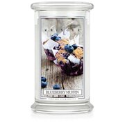 Kringle Candle Blueberry Muffin duża świeca zapachowa z 2 knotami (624 g)