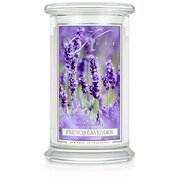 Kringle Candle French Lavender duża świeca zapachowa z 2 knotami (624 g)