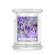 Kringle Candle French Lavender świeca zapachowa średnia z 2 knotami (411 g)