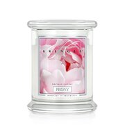 Kringle Candle Peony świeca zapachowa średnia z 2 knotami (411 g)
