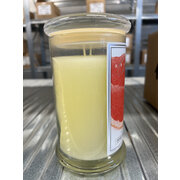 Kringle Candle Pink Grapefruit duża świeca zapachowa z 2 knotami (624 g)