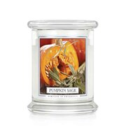 Kringle Candle Pumpkin Sage świeca zapachowa średnia z 2 knotami (411 g)