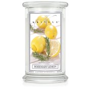 Kringle Candle Rosemary Lemon duża świeca zapachowa z 2 knotami (624 g)