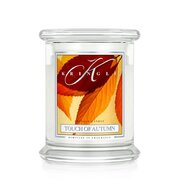 Kringle Candle Touch of Autumn średnia świeca zapachowa z 2 knotami (411 g)