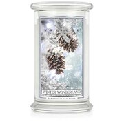 Kringle Candle Winter Wonderland duża świeca zapachowa z 2 knotami (624 g)