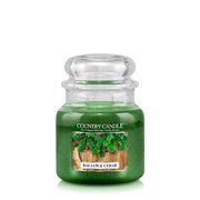 Country Candle Balsam & Cedar średnia świeca zapachowa z 2 knotami (453 g)