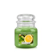 Country Candle Citrus & Sage świeca zapachowa średnia z 2 knotami (453 g)