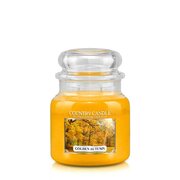 Country Candle Golden Autumn średnia świeca zapachowa z 2 knotami (453 g)