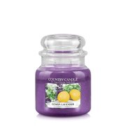 Country Candle Lemon Lavender średnia świeca zapachowa z 2 knotami (453 g)