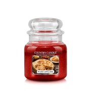 Country Candle Warm Apple Pie świeca zapachowa średnia 2 knoty (453 g)