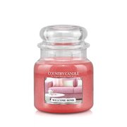 Country Candle Welcome Home świeca zapachowa średnia z 2 knotami (453 g)
