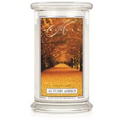 Kringle Candle Autumn Amber duża świeca zapachowa z 2 knotami (624 g)
