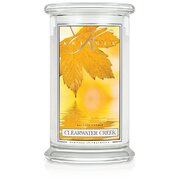 Kringle Candle Clearwater Creek duża świeca zapachowa z 2 knotami (624 g)