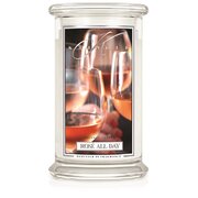Kringle Candle Rose All Day duża świeca zapachowa z 2 knotami (624 g)