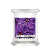 Kringle Candle Sugar Plum Poinsettia świeca zapachowa średnia z 2 knotami (411 g)