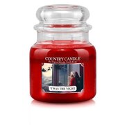Country Candle 'Twas the Night świeca zapachowa średnia z 2 knotami (453 g)