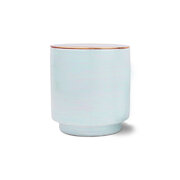 Paddywax GLOW SKY BLUE SEA SALT & PLUMERIA 3-knotowa świeca zapachowa z miedzianym wieczkiem (17 uncji / 482 g)