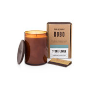 KOBO Woodblock Candle Świeca zapachowa Stoneflower (15oz / 425g)