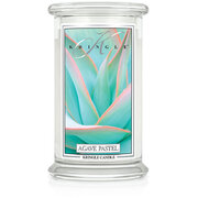Kringle Candle Agave Pastel duża świeca zapachowa z 2 knotami (624 g)