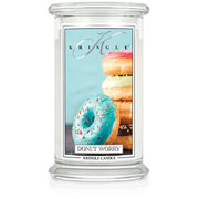 Kringle Candle Donut Worry duża świeca zapachowa z 2 knotami (624 g)