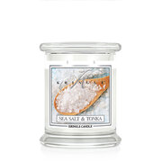 Kringle Candle Świeca zapachowa Sea Salt & Tonka średnia 2 knoty (411 g)