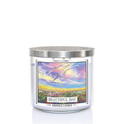 Kringle Candle TUMBLER Beautiful Day świeca zapachowa z 3 knotami 411g