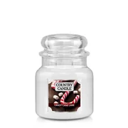 Country Candle Candy Cane Lane średnia świeca zapachowa z 2 knotami (453 g)