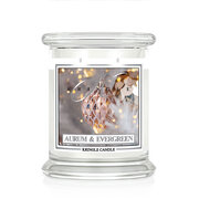 Kringle Candle Aurum & Evergreen świeca zapachowa średnia z 2 knotami (411 g)