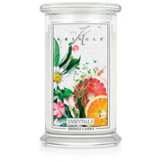 Kringle Candle Essentials duża świeca zapachowa z 2 knotami (624 g)