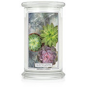Kringle Candle Succulents duża świeca zapachowa z 2 knotami (624 g)