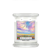 Kringle Candle Beautiful Day świeca zapachowa średnia z 2 knotami (411 g)