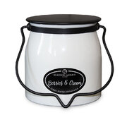 MILKHOUSE CANDLE Berries & Cream świeca zapachowa BUTTER JAR 2 knoty (454 g)