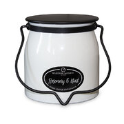 MILKHOUSE CANDLE Świeca zapachowa Rosemary & Mint BUTTER JAR 2 knoty (454 g)