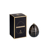 LADENAC Bois de Russie świeca zapachowa Różoworóżowa z ozdobnymi kamieniami (220 g) w pudełku prezentowym
