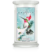 Kringle Candle Snowbird duża świeca zapachowa z 2 knotami (624 g)