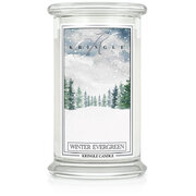 Kringle Candle Winter Evergreen świeca zapachowa duża 2-knoty (624 g)