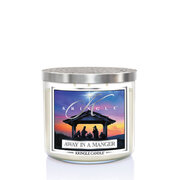 Kringle Candle TUMBLER Away in a Manger świeca zapachowa z 3 knotami (411g)
