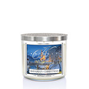 Kringle Candle TUMBLER Bawarska świąteczna świeca zapachowa z 3 knotami (411g)