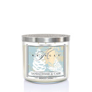 Kringle Candle TUMBLER Sandalwood & Cade świeca zapachowa z 3 knotami (411g)