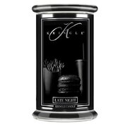 Kringle Candle Reserve Late Night duża świeca zapachowa z 2 knotami (624 g)