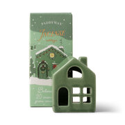 Paddywax Incense Holliday Village Ceramic - zielony domek na 20 kadzidełek - Balsam & Fir