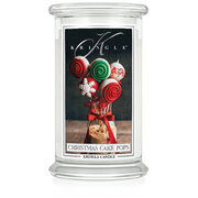 Kringle Candle Christmas Cake Pops duża świeca zapachowa z 2 knotami (624 g)