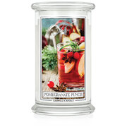 Kringle Candle Pomegranate Punch duża świeca zapachowa z 2 knotami (624 g)